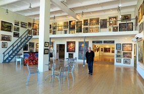 Inside Viinistu Art Museum