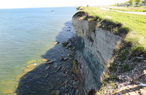 Limestone cliffs near Paldiski