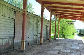 Luggage room at Haapsalu Station