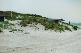 Huts in dunes, Skanor
