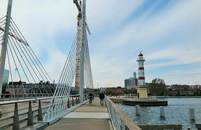 Lighthouse in harbour