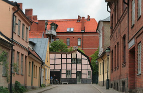 Pink house in Lund