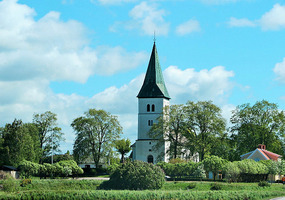 Swedish churches quite different shape and style