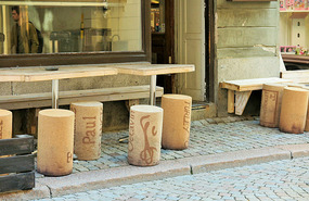 Those are really made of cork