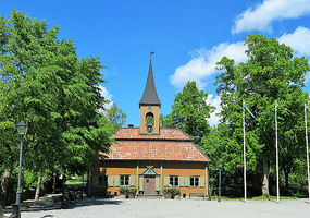 Sweden's smallest town hall in Sigtuna