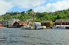 Fredriksten Fortress above Halden town
