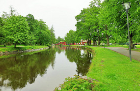 Svarten River in park