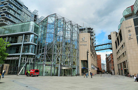 Glass and steel