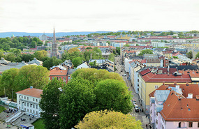 View from the roof of the hostel