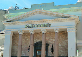Fancy building for Maccas