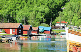 Fishing huts