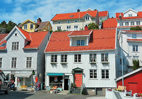 Kragero white houses