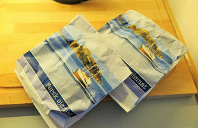 Nice packaging from fish market