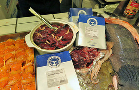 Whale meat - didn't know it is so dark