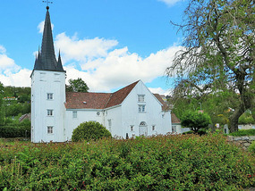 Church on the way - always austere looking