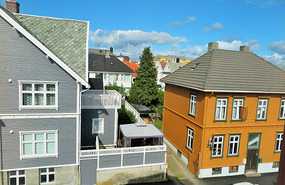 View from our B&B in Stavanger