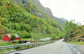 Entering  deep valleys