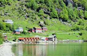 Fishing huts