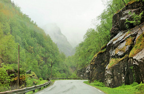 Rain and mist