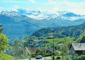 View from Sauda