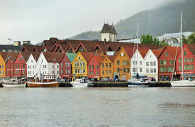 View of Bryggen