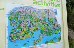 Map of the area - lakes and inlets