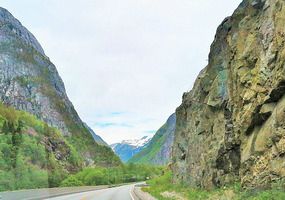 On the way to Gudvangen