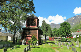 Separate Bell Tower of Vangen Church