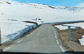 By the road