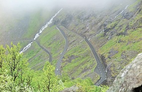 Trollstigen from above
