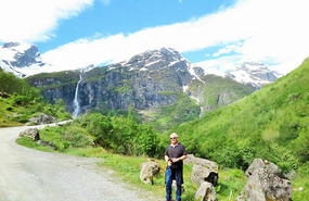 Waterfalls on every side