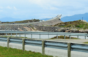 Storseisundet Bridge seems to go nowhere