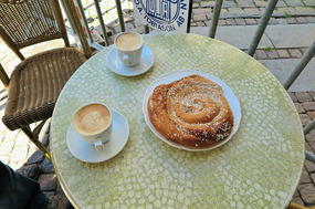 First decent coffee in ages, and a hagabulle