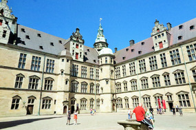 Castle courtyard