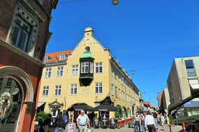 Step-gabled buildings in Helsingor