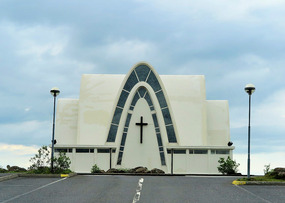 Kópavogskirkja at Kopavogur