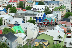 Coloured houses