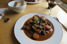 Lovely lamb stew at the Bistro Seydisfjordur
