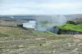 Waterfall in distance