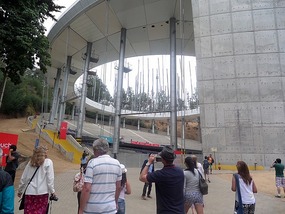 venue for Major music festival - tucked away 