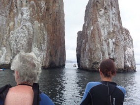Closeup of the gap