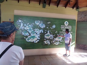 Mauricio explaining things ar the centre