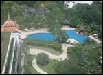 Vue sur les enfants depuis le club lounge
