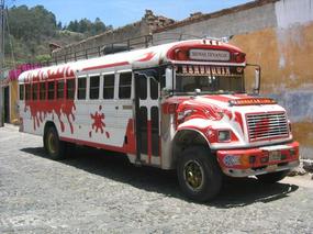 A.  The almighty chicken bus