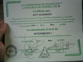 This proves I know spanish stuff now