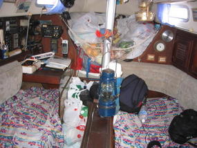 .02  Inside the boat, below deck ...