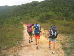 ,01  The start of our 3 day trek