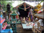 very popular roadside shrine