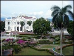 Court house and gardens from station