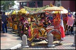Very colourful and noisy trishaws
